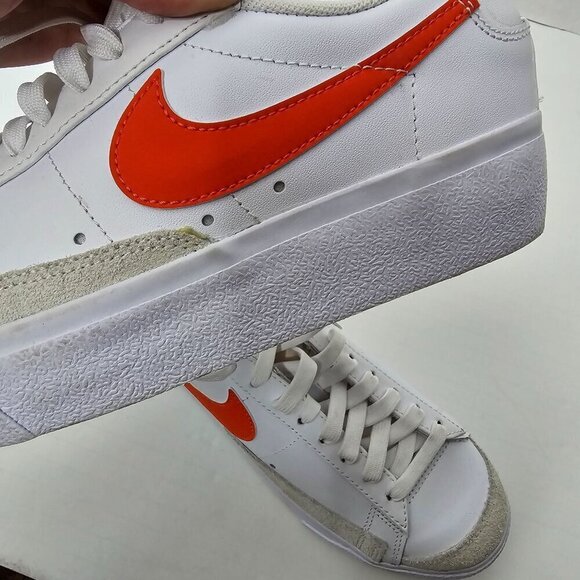 Nike Blazer Low Platform Summit White Orange size 6.5 - Picture 16 of 16